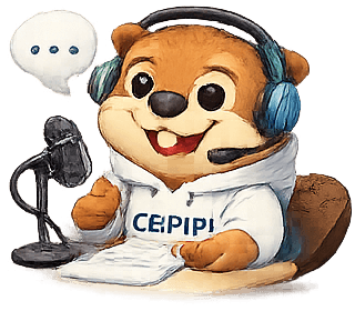 PiPi at a microphone